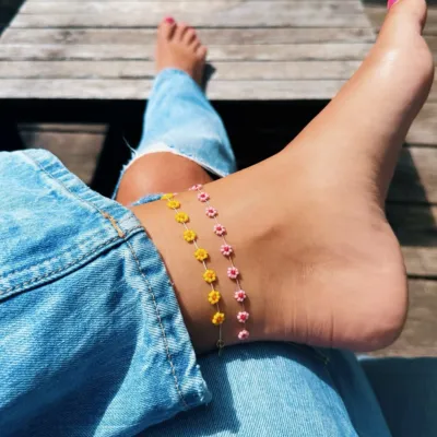 DAISY’S 🌺
#anklets #handmade #jewelry #bazou